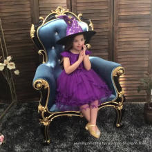 With Hat 2019 New Children Kids Clothing Frock Designs Baby Girl Birthday Party Wear Tulle Flower Girl Halloween Girl Party Dres